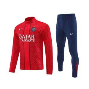 Survêtement PSG 2025/2026 Rouge Bleu