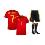 Maillot Kit Belgique De Bruyne Domicile 2026/2027 Homme