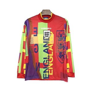Maillot Rétro Manches Longues Angleterre Gardien 1996
