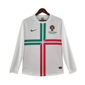 Maillot Rétro Manches Longues Portugal Extérieur 2012