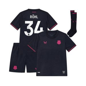 Maillot Kit Everton Fourth Enfant 2025/2026 (Röhl 34)