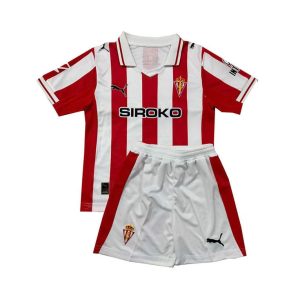 Maillot Kit Sporting Gijon Domicile Enfant 2025/2026