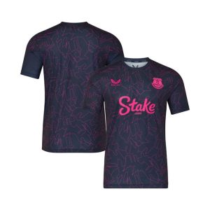 Maillot Pré-Match Everton 2025/2026 Noir Rose