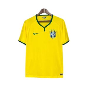 Maillot Rétro Bresil Domicile 2014