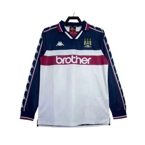 Maillot Rétro Manchester City Extérieur Manches Longues 1997/1998