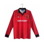 Maillot Rétro Manchester United Domicile Manches Longues 1994/1995