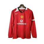 Maillot Rétro Manchester United Domicile Manches Longues 2004/2005