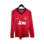 Maillot Rétro Manchester United Domicile Manches Longues 2012/2013