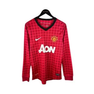 Maillot Rétro Manchester United Domicile Manches Longues 2012/2013