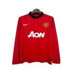 Maillot Rétro Manchester United Domicile Manches Longues 2013/2014