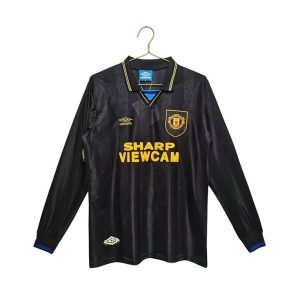 Maillot Rétro Manchester United Extérieur Manches Longues 1993/1994