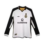 Maillot Rétro Manchester United Extérieur Manches Longues 2001/2002