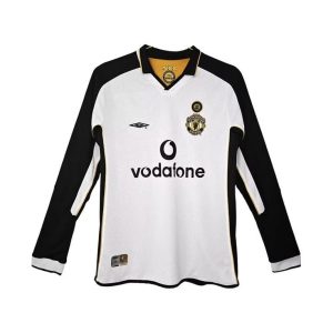 Maillot Rétro Manchester United Extérieur Manches Longues 2001/2002