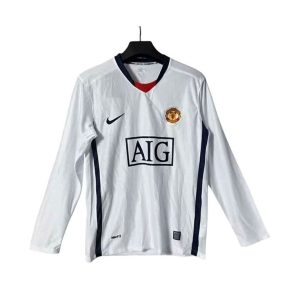 Maillot Rétro Manchester United Extérieur Manches Longues 2008/2009