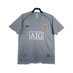 Maillot Rétro Manchester United Gardien 2007/2008 Gris