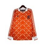 Maillot Rétro Pays-Bas Domicile Manches Longues 1988