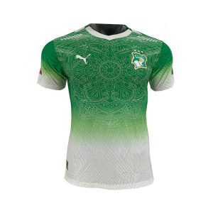 Maillot Training Ivory Coast 2026/2027 Vert Blanc