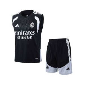 Ensemble Debardeur Real Madrid 2026/2027 Noir Blanc
