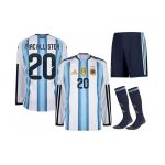 Maillot Kit Argentine Mac Allister Domicile 2026/2027 ML Homme
