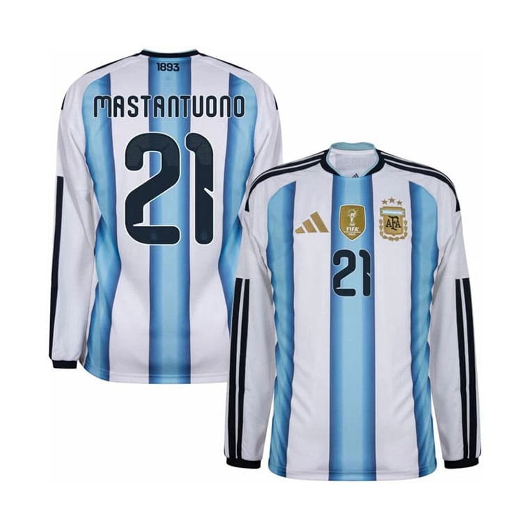 Maillot Kit Argentine Mastantuono Domicile 2026/2027 ML Homme – Image 2