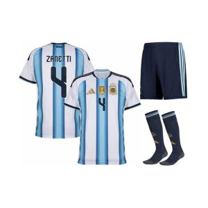 Maillot Kit Argentine Zanetti Domicile 2026/2027 Homme
