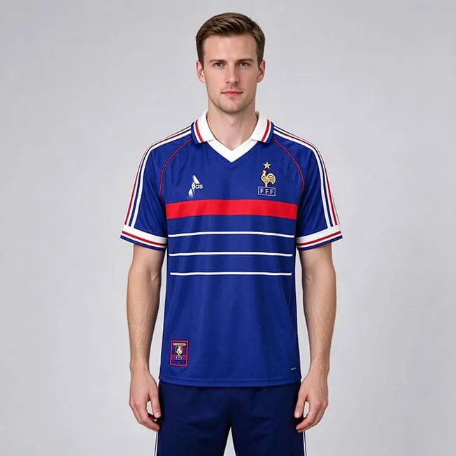 Maillot Rétro France Domicile 1998