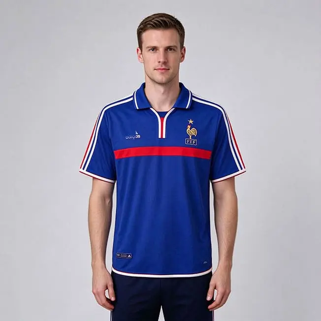 Maillot Rétro France Domicile 2000