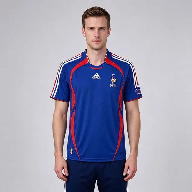 Maillot Rétro France Domicile 2006